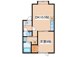 サンハウス花園の物件間取画像